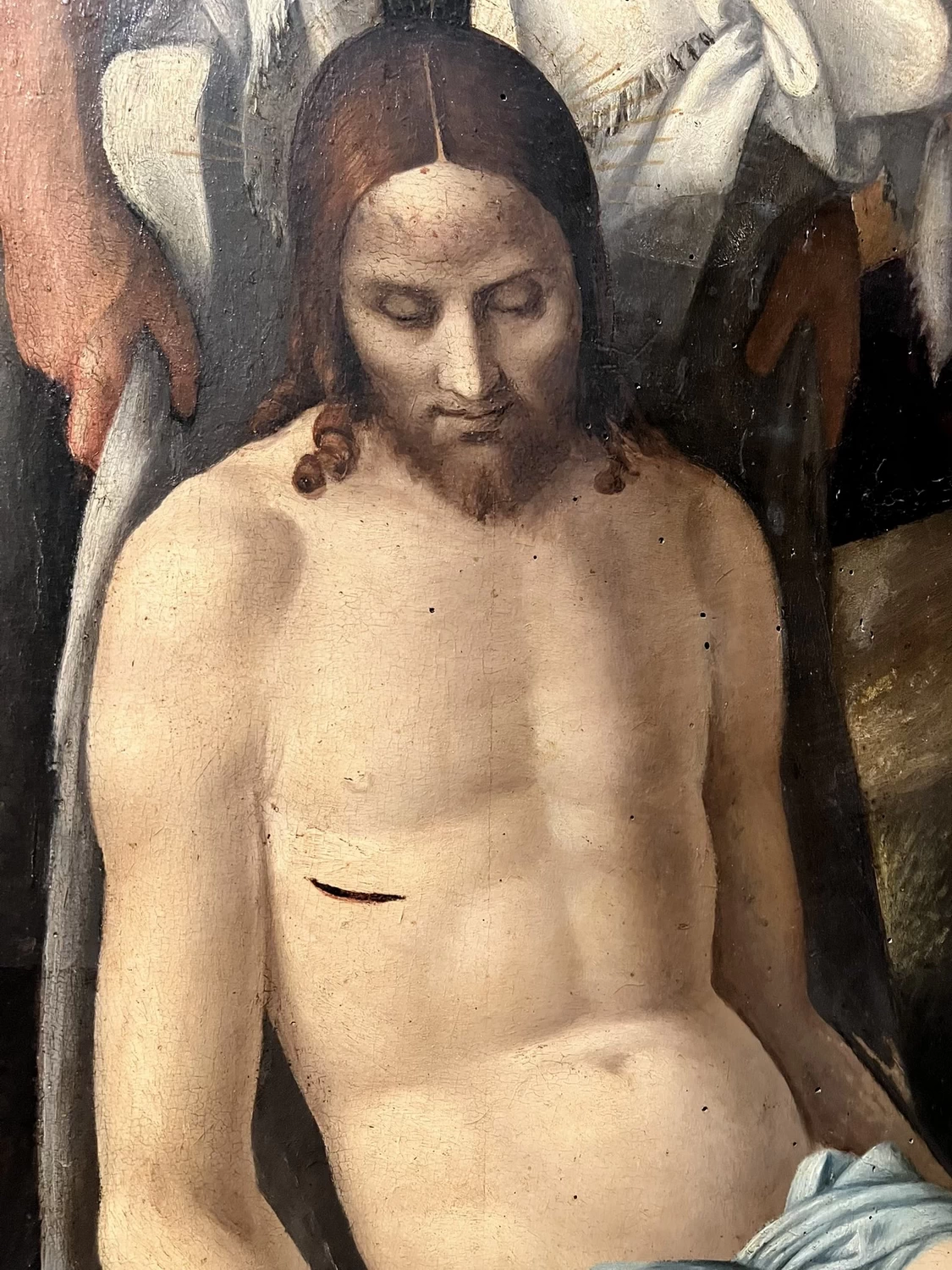 Sepoltura di Cristo - Pinacoteca di Bologna, dettaglio